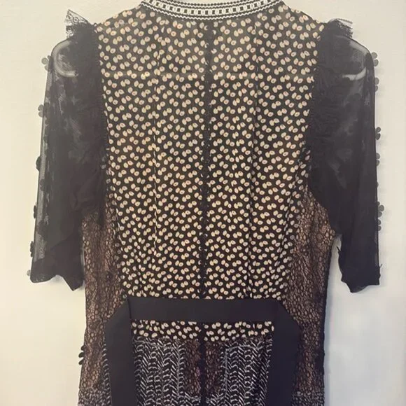 Beguile Byron Lars Anthropologie Allusion Sheath Midi Dress Size 4 - Picture 4 of 9